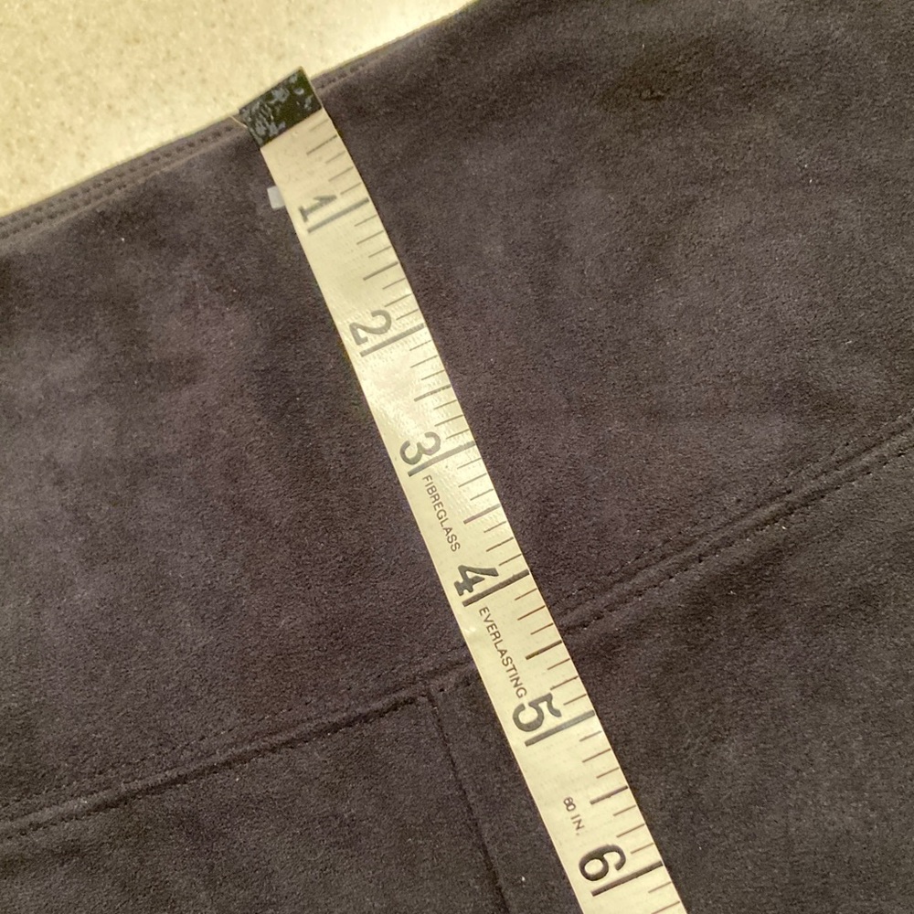 Simply Vera Vera Wang Black Leggings Women Size M Faux Suede - Picture 7 of 9